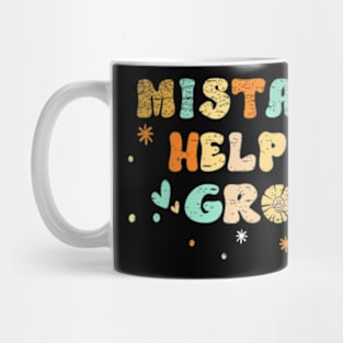 Groovy Growth Mindset Positive Retro Teachers Back To School Mug